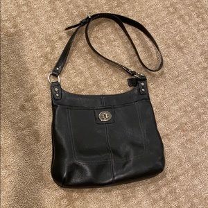 Black coach crossbody bag